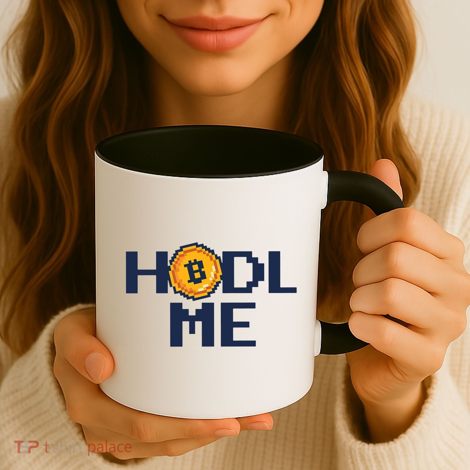 Hold Me Bitcoin Coffee Mug