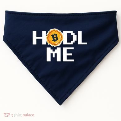 Hold Me Bitcoin USA-Made Doggie Bandana