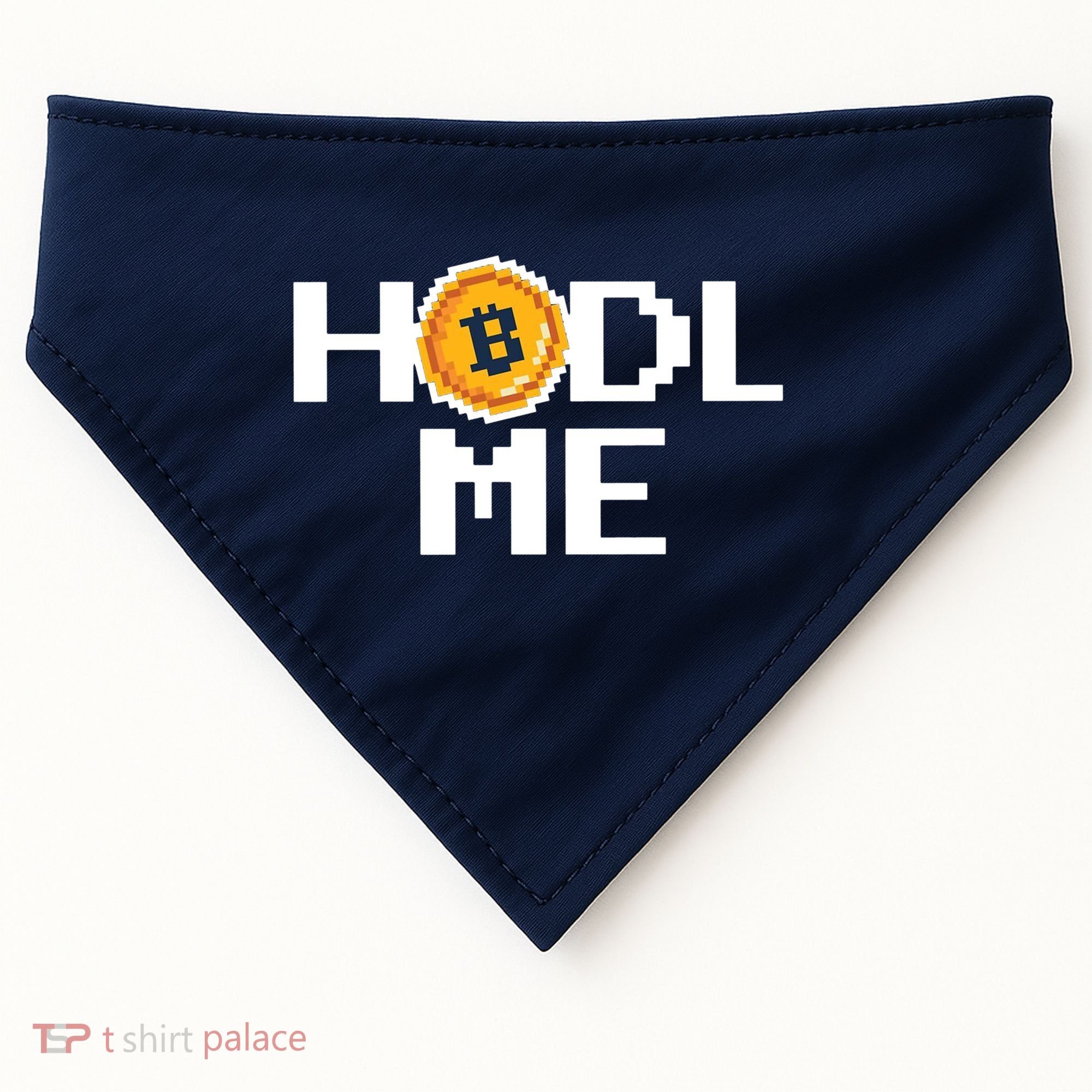 Hold Me Bitcoin USA-Made Doggie Bandana