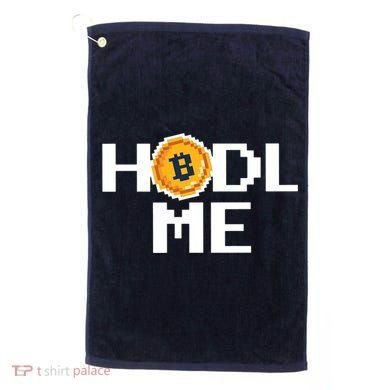 Hold Me Bitcoin Golf Towel