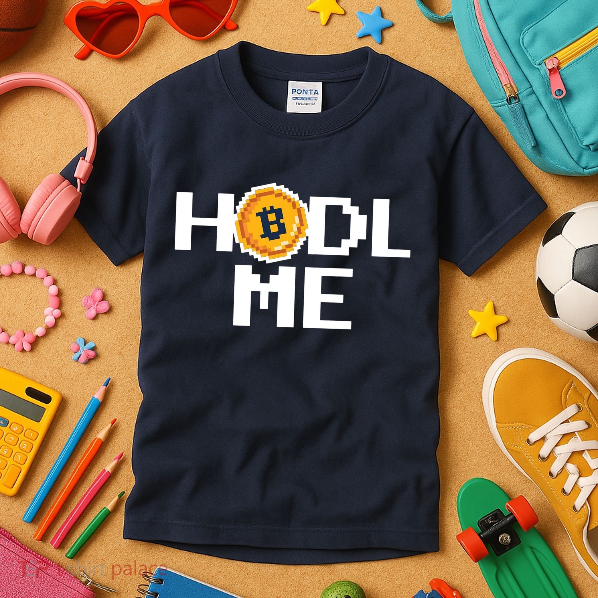 Hold Me Bitcoin Kids T-Shirt