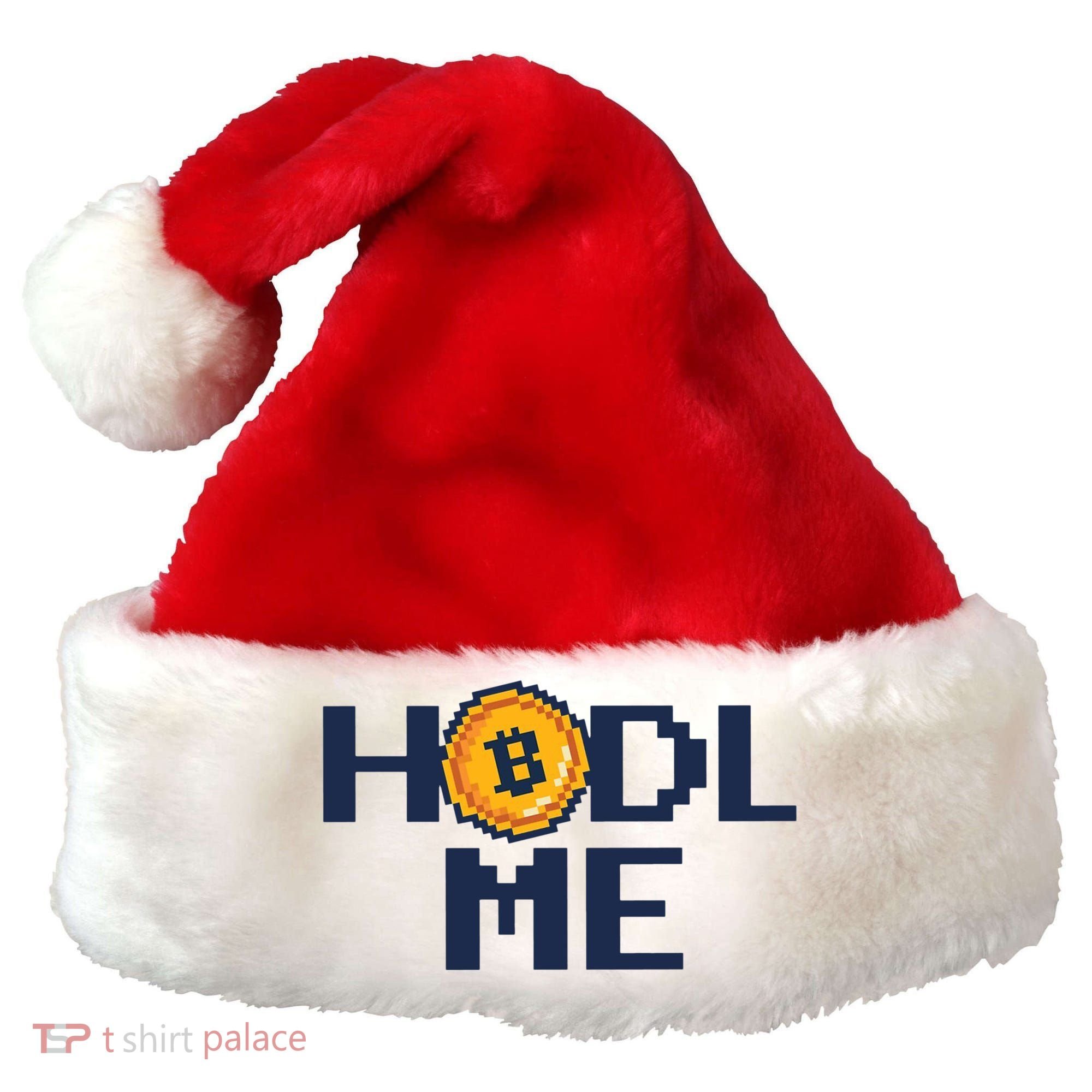 Hold Me Bitcoin Santa Hat