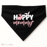 Happy Mommy Bunny Cute Holiday USA-Made Doggie Bandana thumb 0