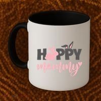 Happy Mommy Bunny Cute Holiday Coffee Mug thumb 2