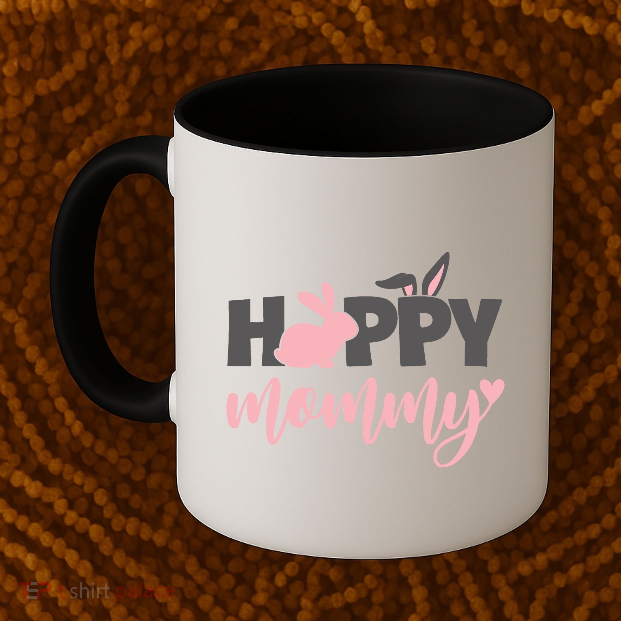 Happy Mommy Bunny Cute Holiday Coffee Mug