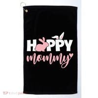 Happy Mommy Bunny Cute Holiday Golf Towel thumb 0