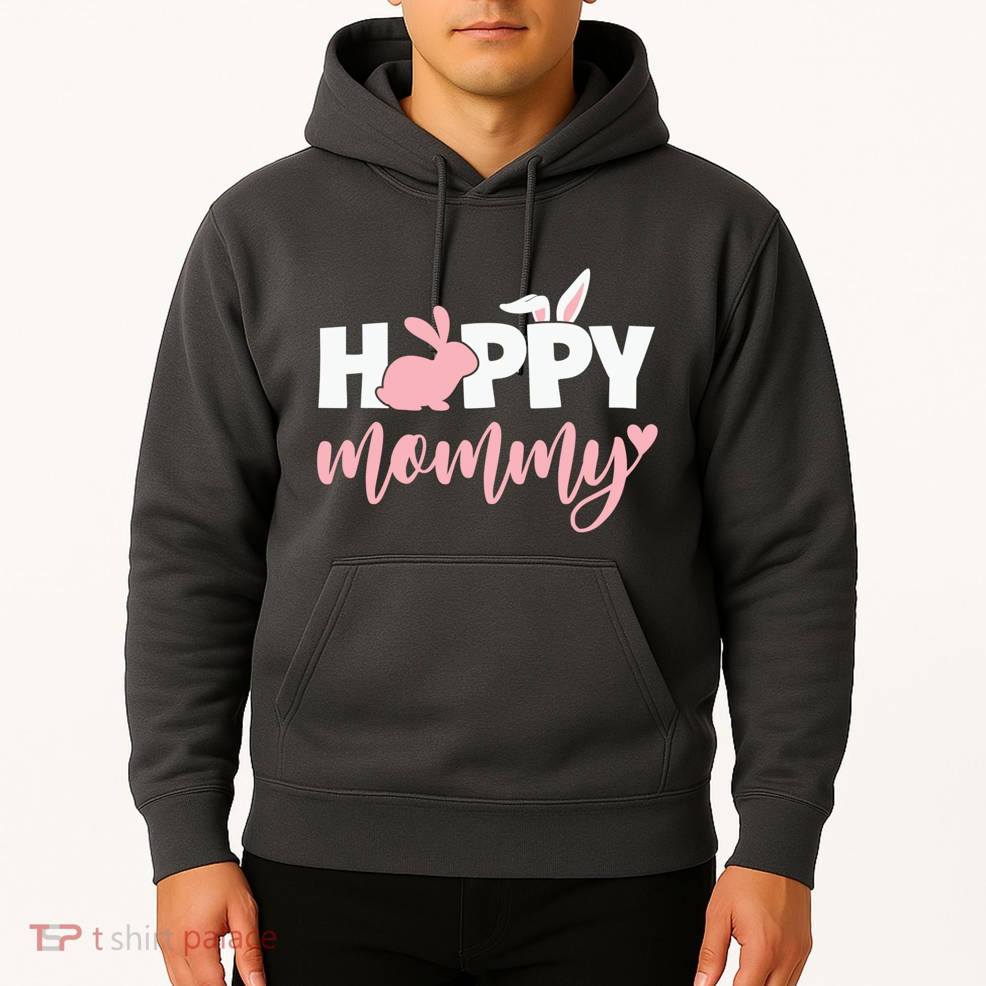 Happy Mommy Bunny Cute Holiday Hoodie