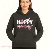 Happy Mommy Bunny Cute Holiday Hoodie thumb 5