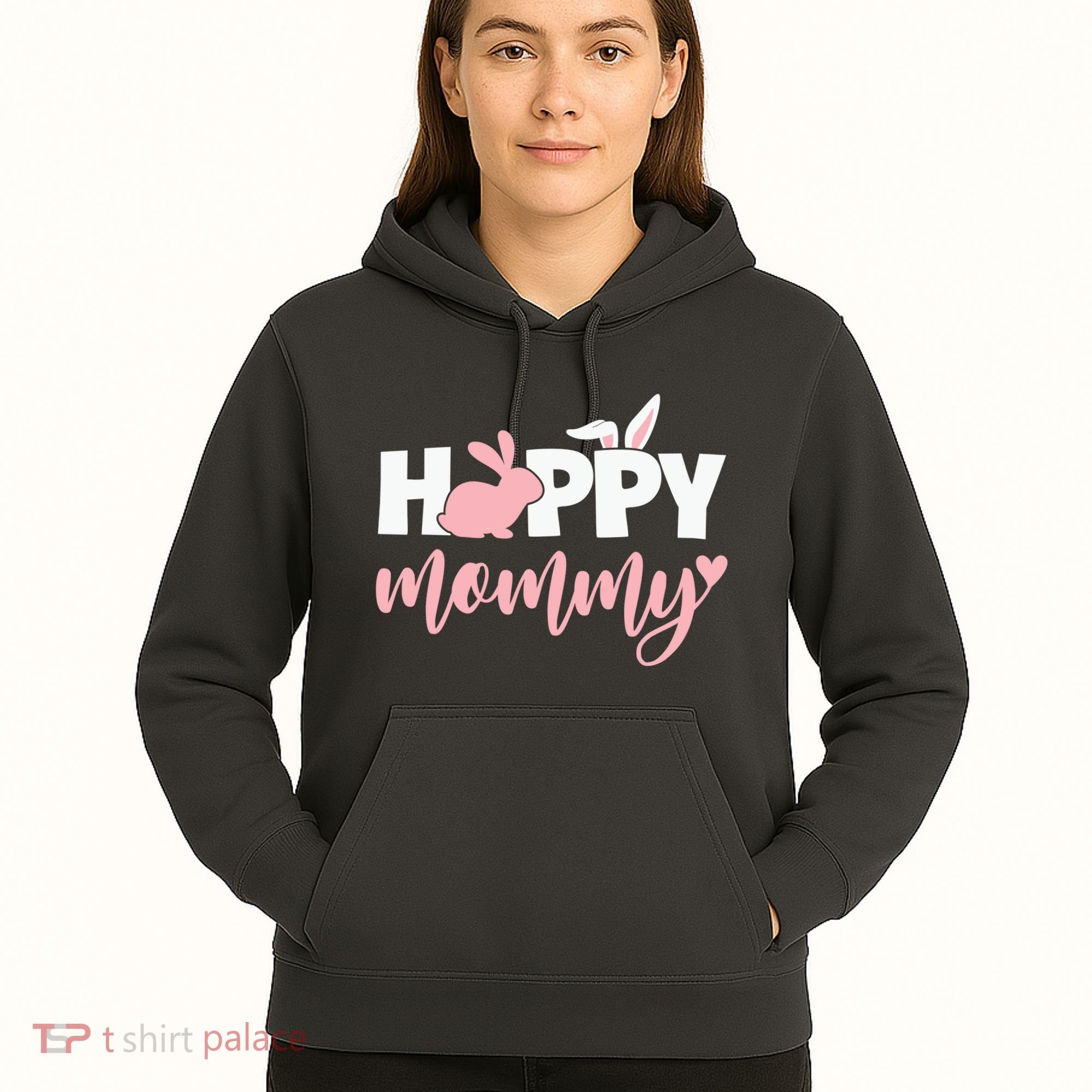 Happy Mommy Bunny Cute Holiday Hoodie
