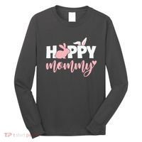 Happy Mommy Bunny Cute Holiday Long Sleeve Shirt thumb 0