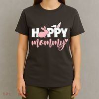 Happy Mommy Bunny Cute Holiday T-Shirt thumb 4