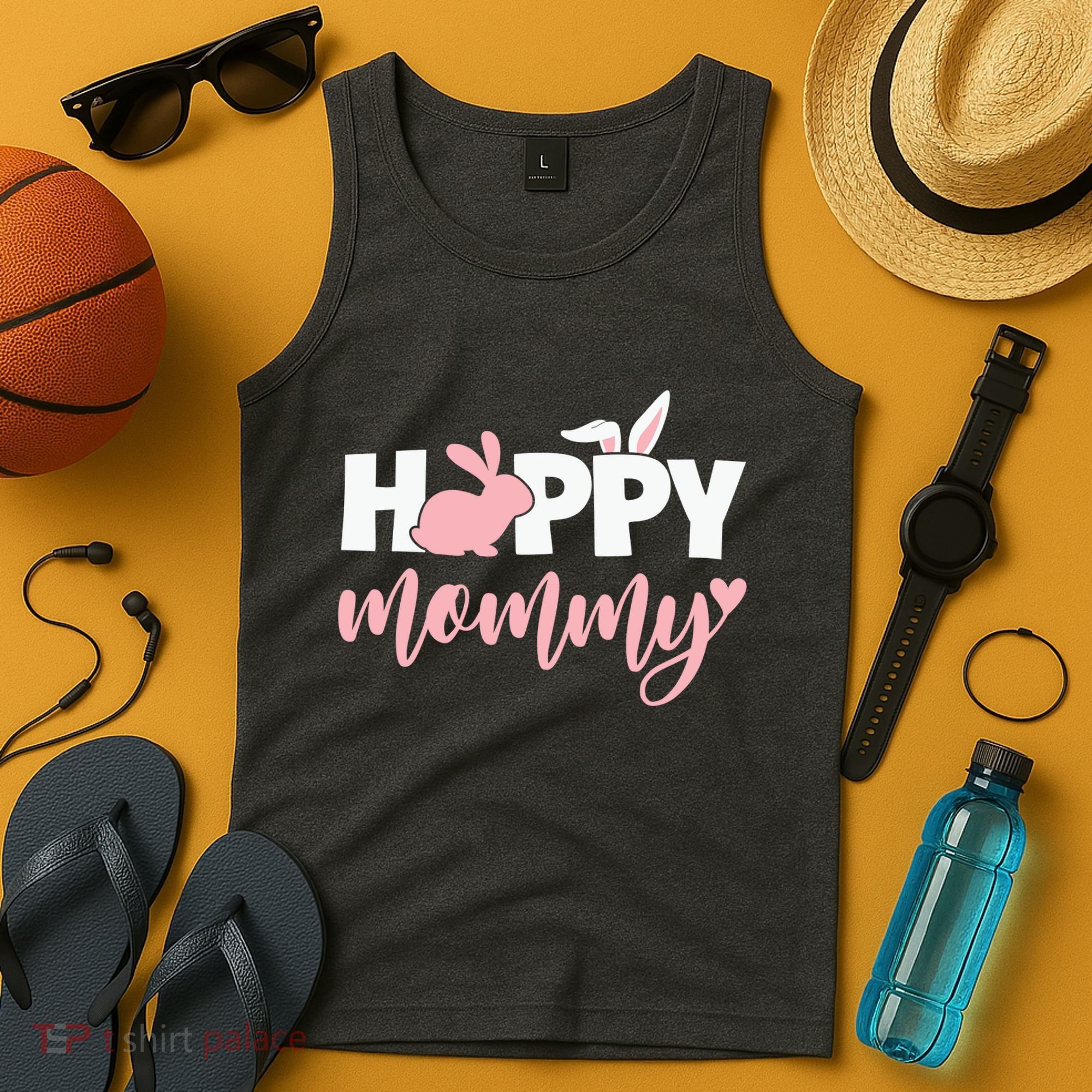 Happy Mommy Bunny Cute Holiday Tank Top