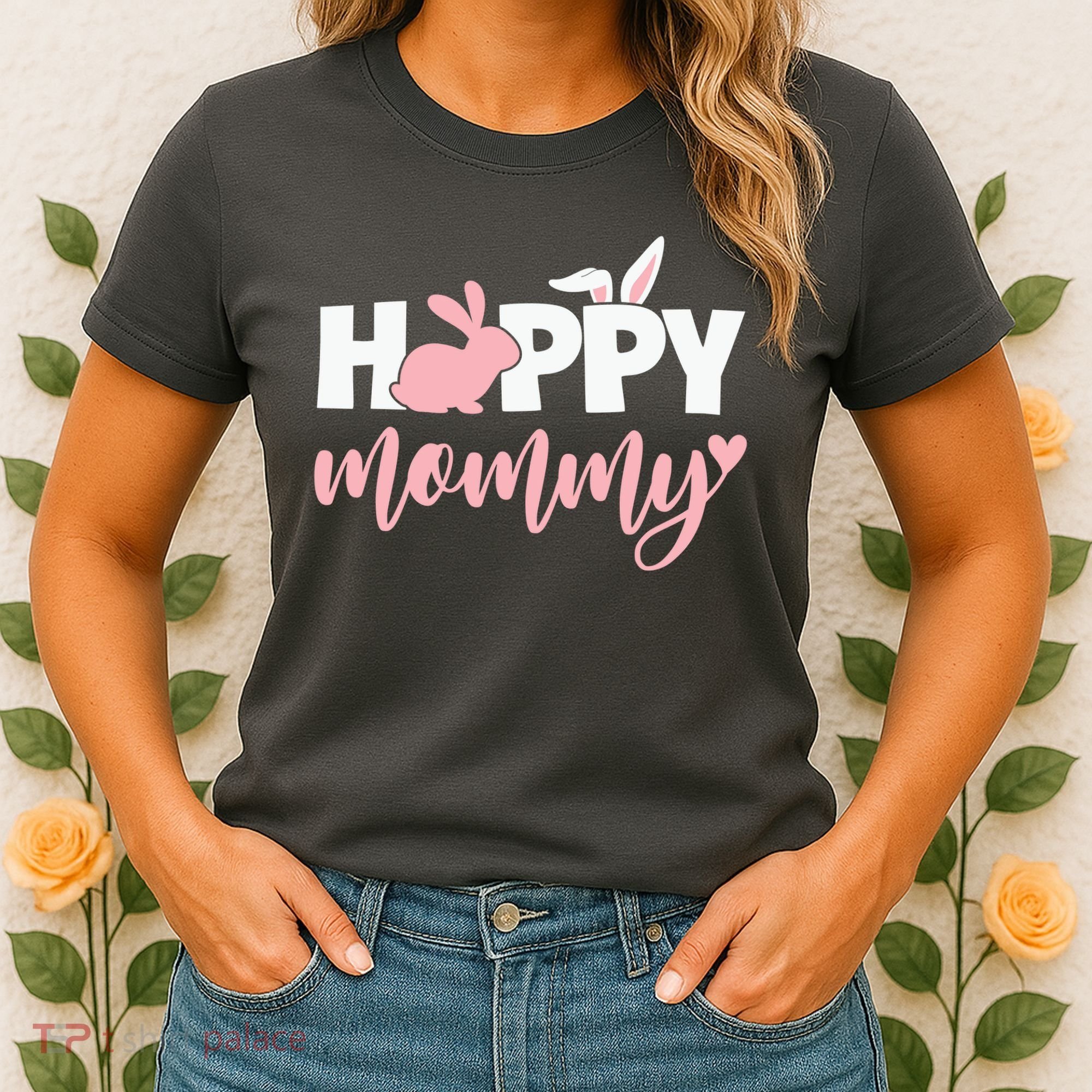 Happy Mommy Bunny Cute Holiday Women's T-Shirt