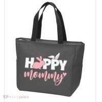 Happy Mommy Bunny Cute Holiday Tote Bag thumb 3