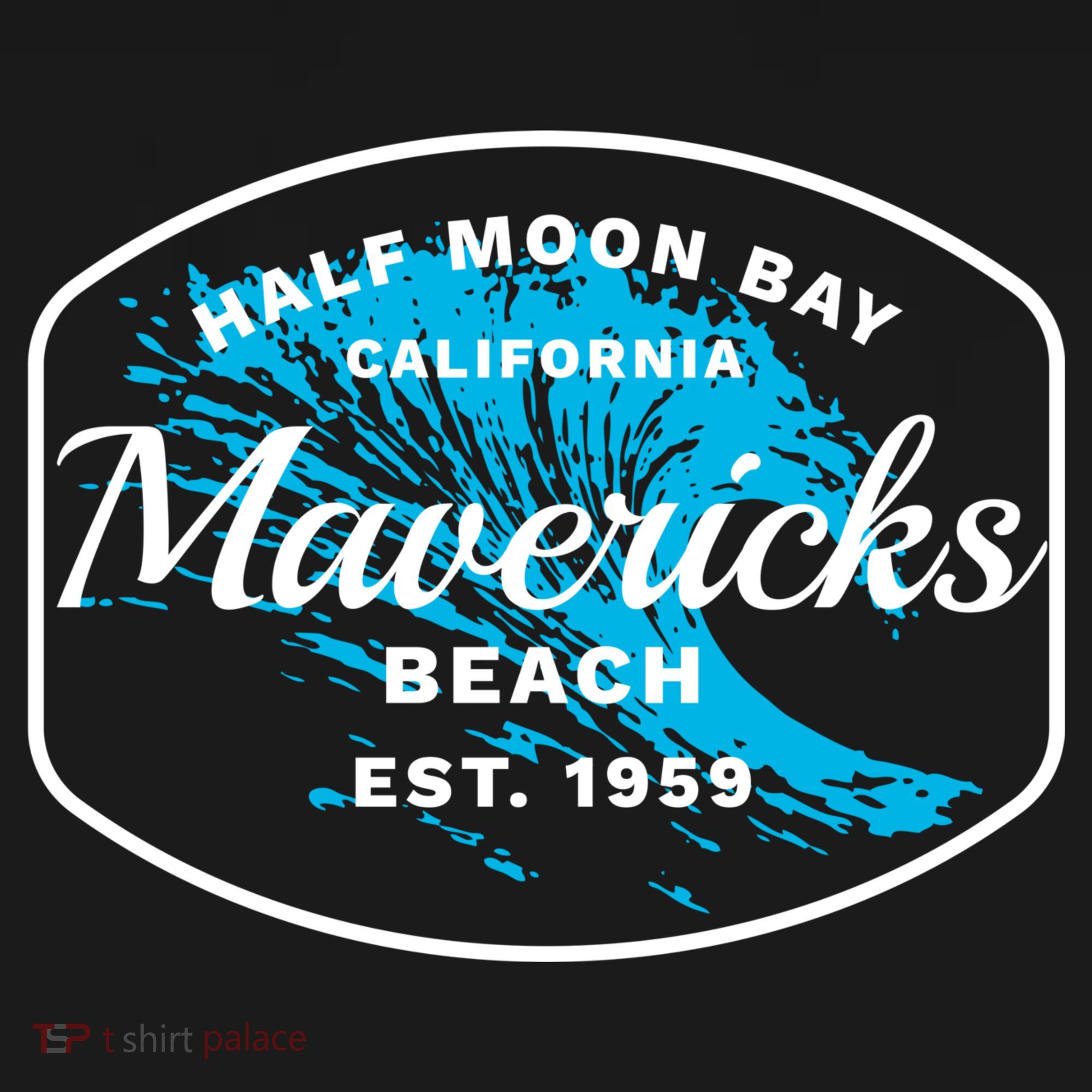 Half Moon Bay Mavericks Beach Surfing Gift Travel Gift Sweatshirt