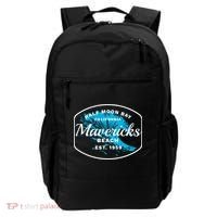 Half Moon Bay Mavericks Beach Surfing Gift Travel Gift Backpack thumb 0