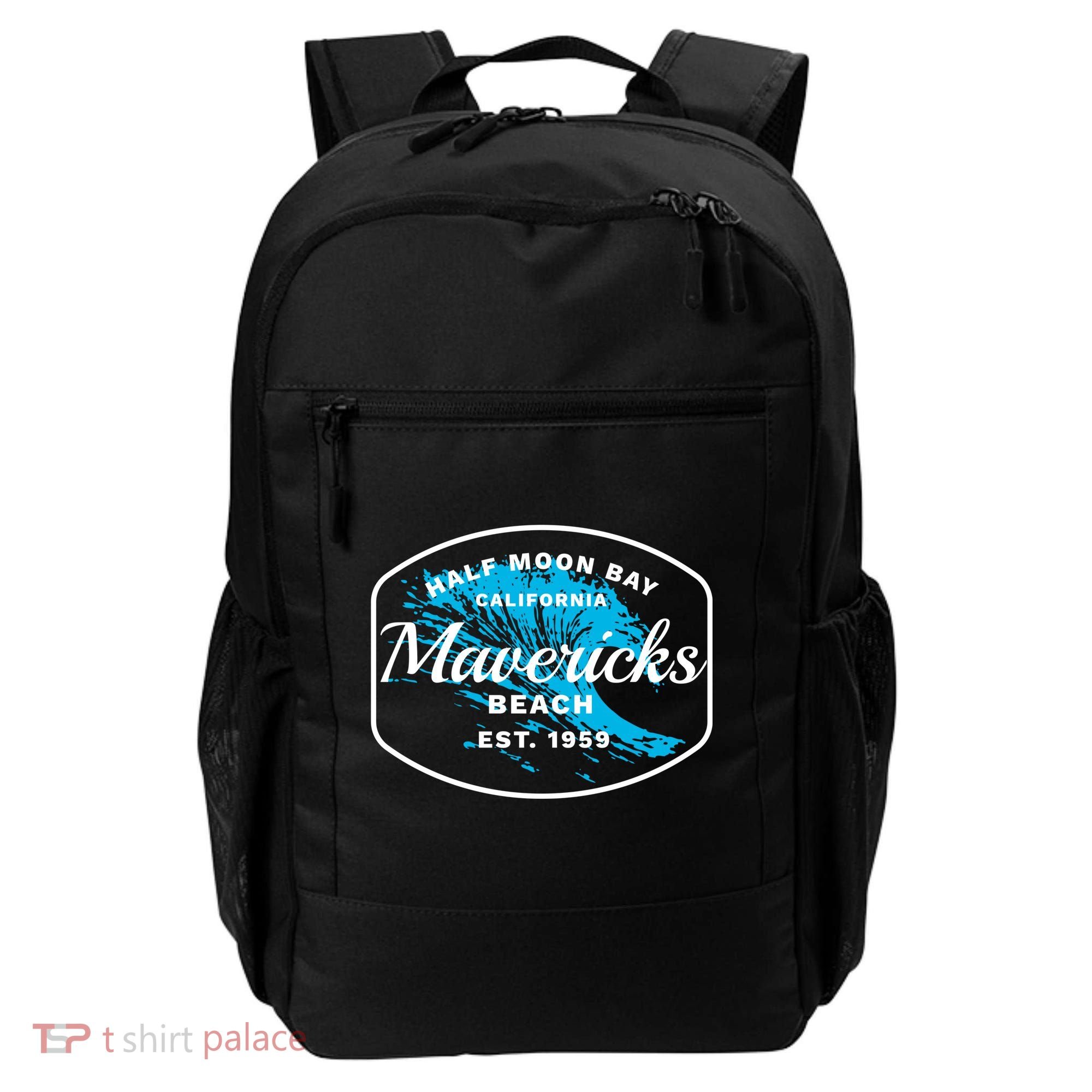 Half Moon Bay Mavericks Beach Surfing Gift Travel Gift Backpack