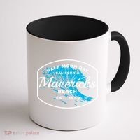 Half Moon Bay Mavericks Beach Surfing Gift Travel Gift Coffee Mug thumb 1