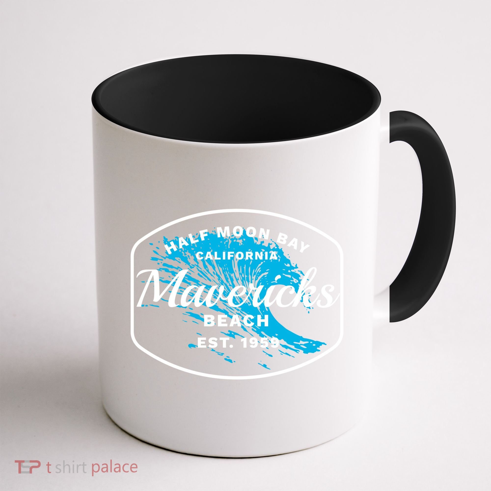 Half Moon Bay Mavericks Beach Surfing Gift Travel Gift Coffee Mug