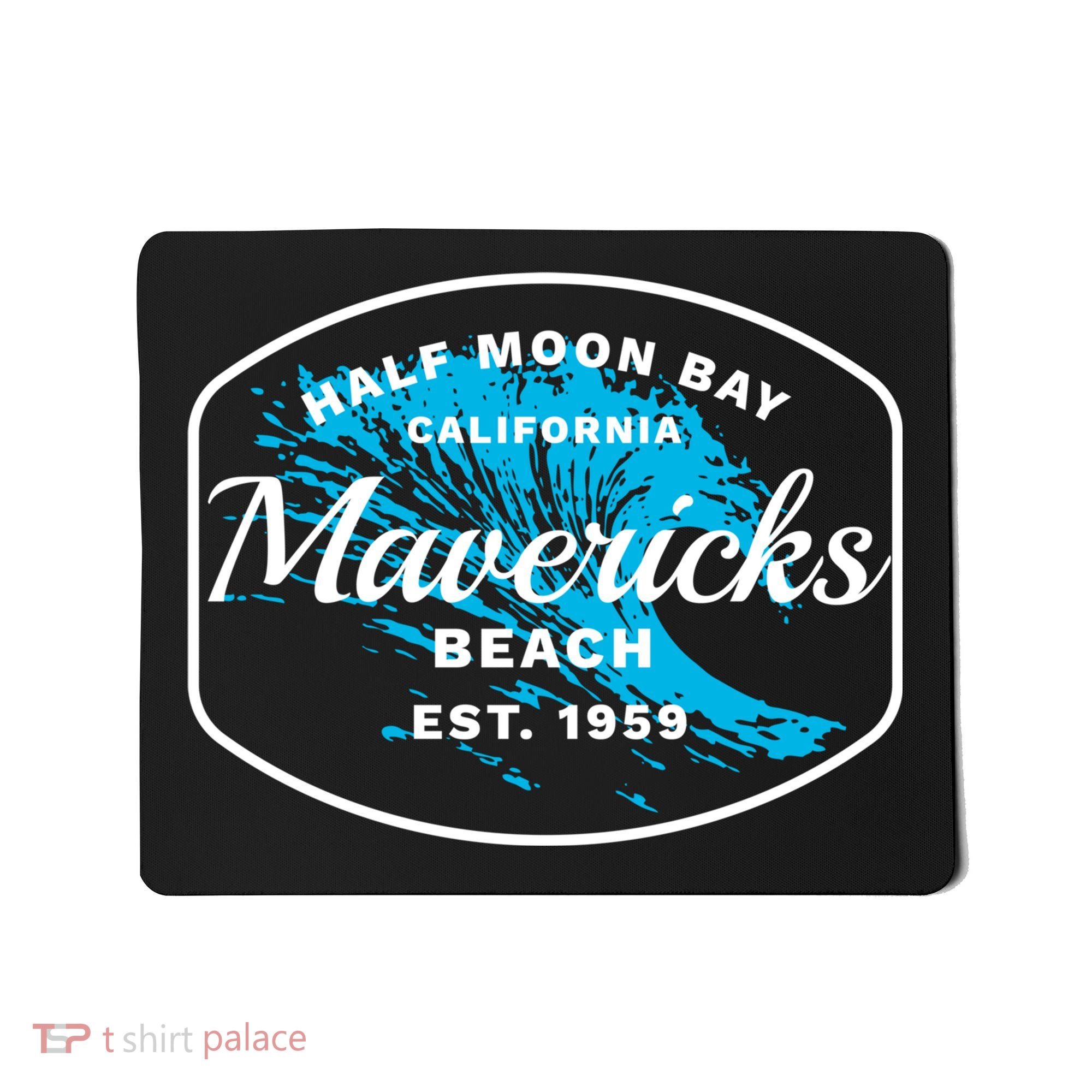 Half Moon Bay Mavericks Beach Surfing Gift Travel Gift Mousepad