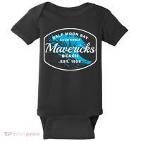 Half Moon Bay Mavericks Beach Surfing Gift Travel Gift Baby Bodysuit thumb 0