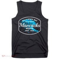 Half Moon Bay Mavericks Beach Surfing Gift Travel Gift Tank Top thumb 0