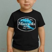 Half Moon Bay Mavericks Beach Surfing Gift Travel Gift Toddler T-Shirt thumb 2