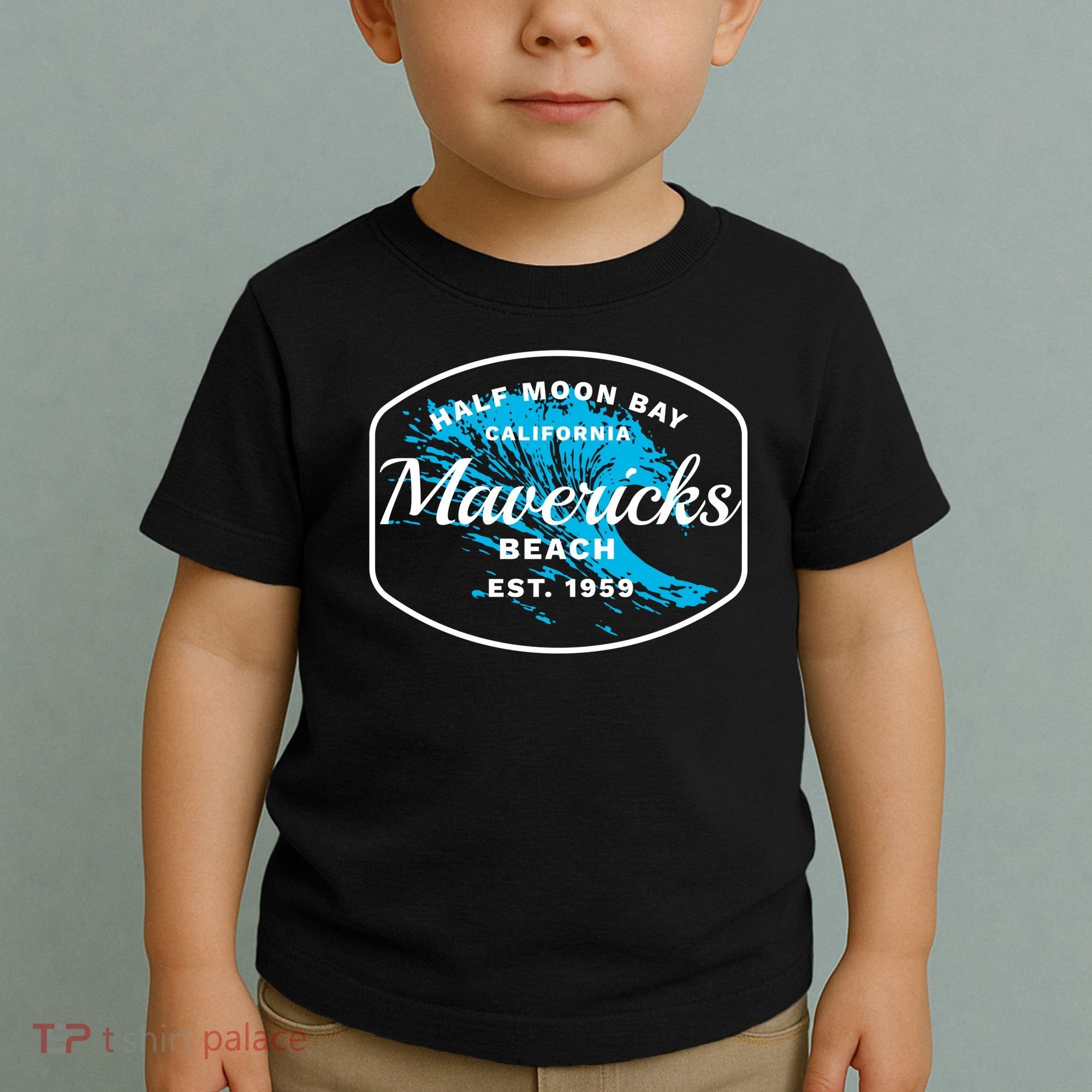 Half Moon Bay Mavericks Beach Surfing Gift Travel Gift Toddler T-Shirt