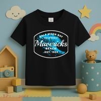 Half Moon Bay Mavericks Beach Surfing Gift Travel Gift Toddler T-Shirt thumb 3