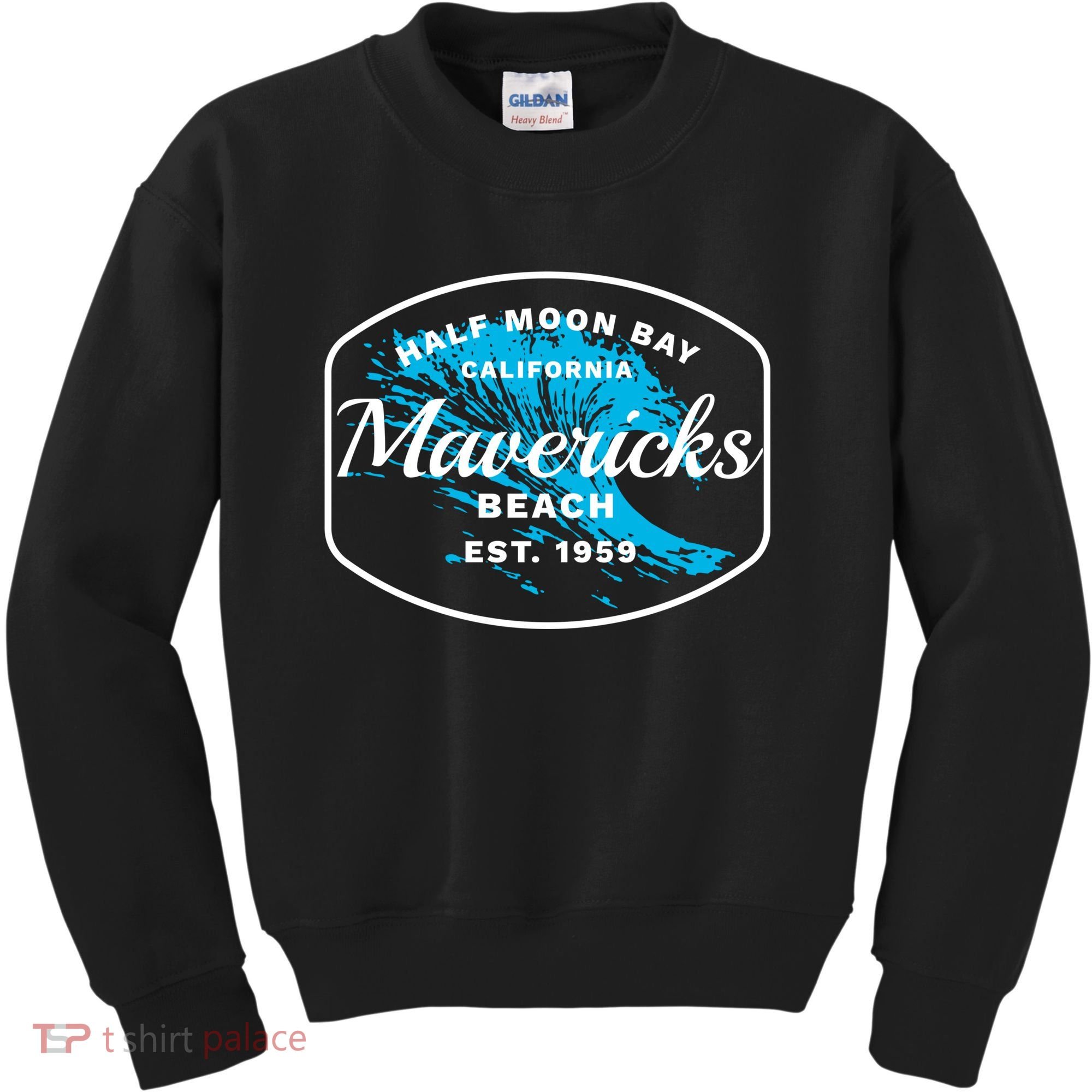 Half Moon Bay Mavericks Beach Surfing Gift Travel Gift Kids Sweatshirt