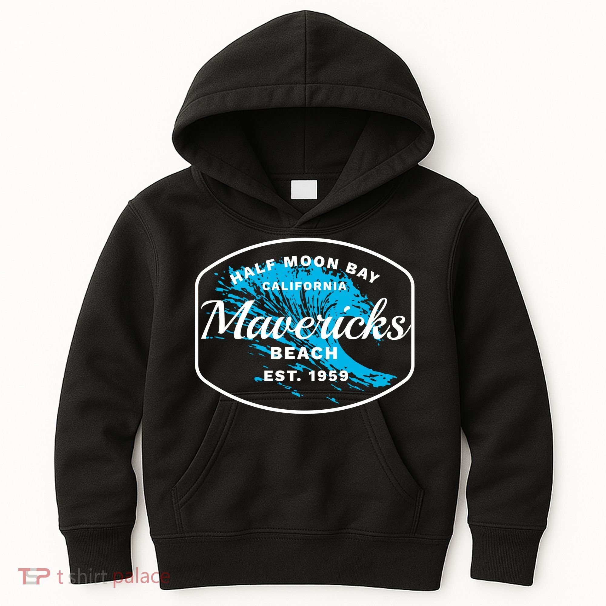 Half Moon Bay Mavericks Beach Surfing Gift Travel Gift Kids Hoodie