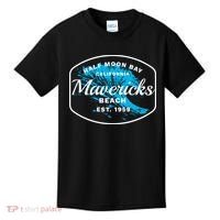 Half Moon Bay Mavericks Beach Surfing Gift Travel Gift Kids T-Shirt thumb 0