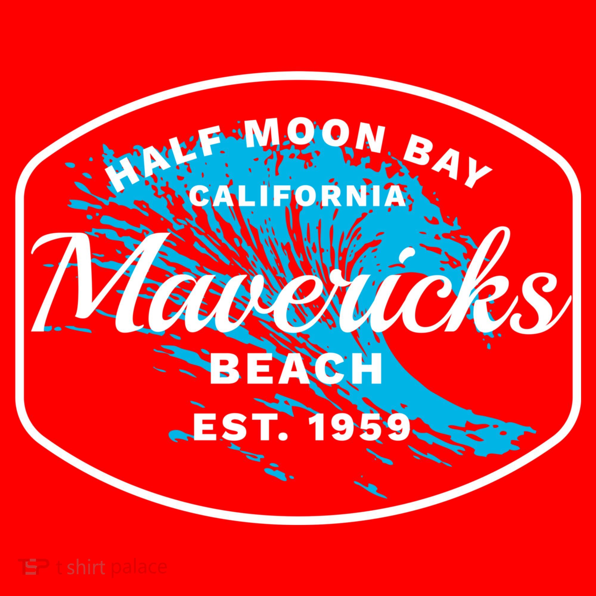 Half Moon Bay Mavericks Beach Surfing Gift Travel Gift Santa Hat