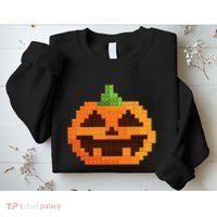 Halloween Master Builder Pumpkin Building Blocks Bricks Sweatshirt thumb 2