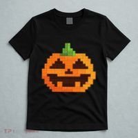 Halloween Master Builder Pumpkin Building Blocks Bricks T-Shirt thumb 5