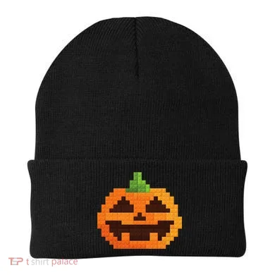 Halloween Master Builder Pumpkin Building Blocks Bricks Beanie
