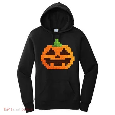 Halloween Master Builder Pumpkin Building Blocks Bricks Women's Hoodie