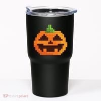 Halloween Master Builder Pumpkin Building Blocks Bricks Tumbler thumb 0