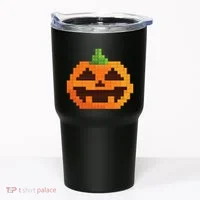 Halloween Master Builder Pumpkin Building Blocks Bricks Tumbler thumb 0