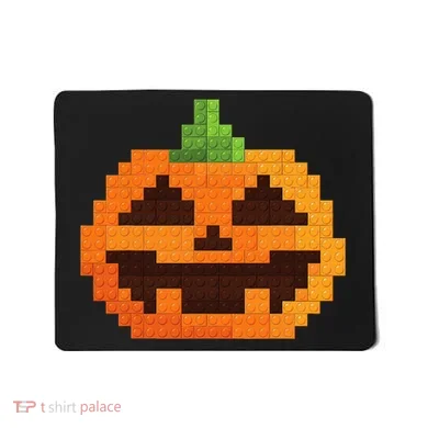 Halloween Master Builder Pumpkin Building Blocks Bricks Mousepad