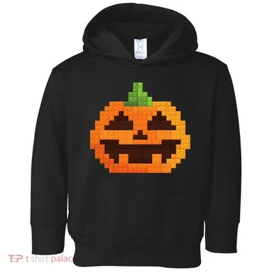 Halloween Master Builder Pumpkin Building Blocks Bricks Toddler Hoodie