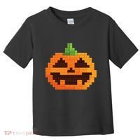 Halloween Master Builder Pumpkin Building Blocks Bricks Toddler T-Shirt thumb 0