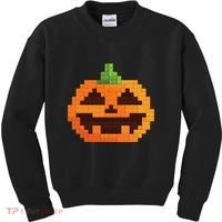 Halloween Master Builder Pumpkin Building Blocks Bricks Kids Sweatshirt thumb 0