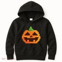 Halloween Master Builder Pumpkin Building Blocks Bricks Kids Hoodie thumb 0