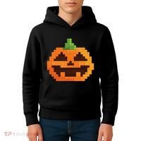 Halloween Master Builder Pumpkin Building Blocks Bricks Kids Hoodie thumb 4