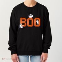 Halloween Master Builder Boo Ghost Building Blocks Bricks Women's Sweatshirt thumb 0