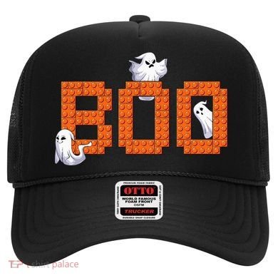 Halloween Master Builder Boo Ghost Building Blocks Bricks Hat