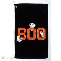 Halloween Master Builder Boo Ghost Building Blocks Bricks Golf Towel thumb 0