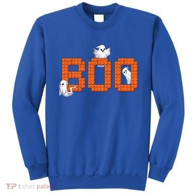 Halloween Master Builder Boo Ghost Building Blocks Bricks Sweatshirt