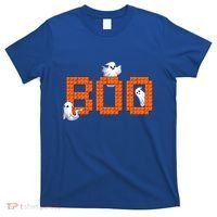 Halloween Master Builder Boo Ghost Building Blocks Bricks T-Shirt thumb 0